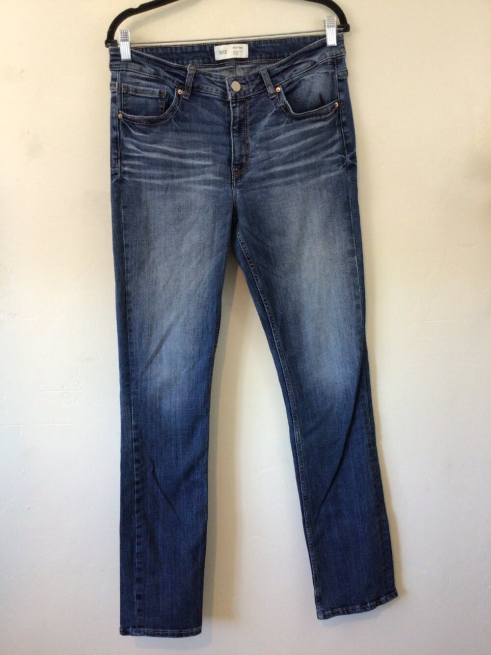 BKE Payton Universal Fit Mid Rise Straight Blue Jeans 31 x 35.5